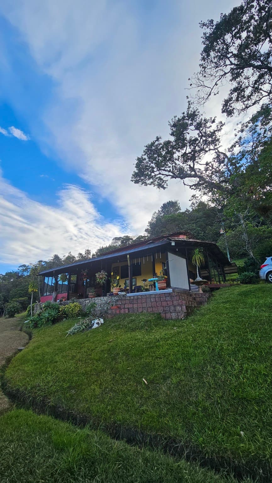 La Julia's exterior veranda opening onto the landscape